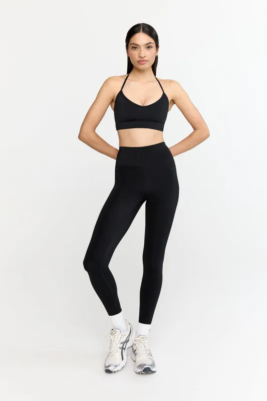 SkinLuxe High Waisted Legging - Shadow Black sold by TALA