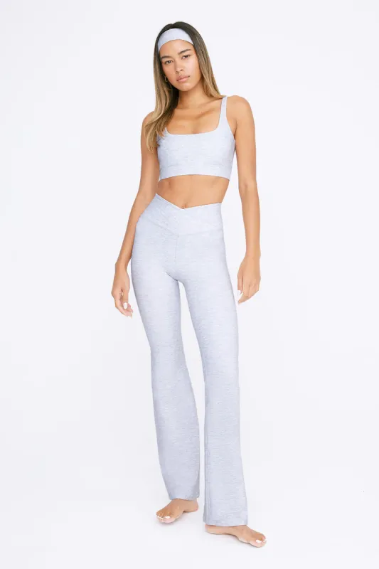 DayFlex Wrap Flared Yoga Pant - Grey Marl sold by TALA