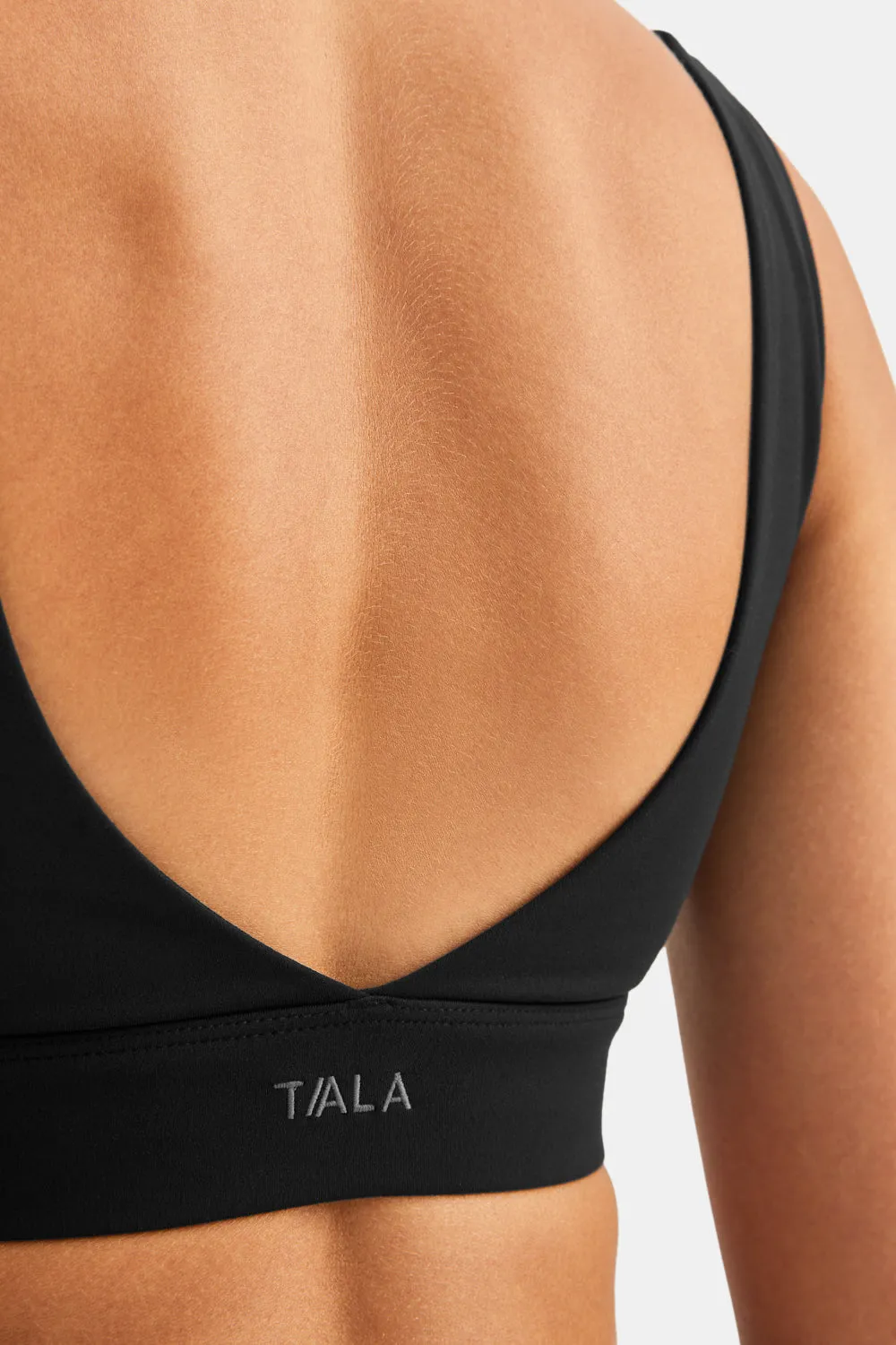 DayFlex V Neck Sports Bra - Shadow Black sold by TALA product image thumbnail 5