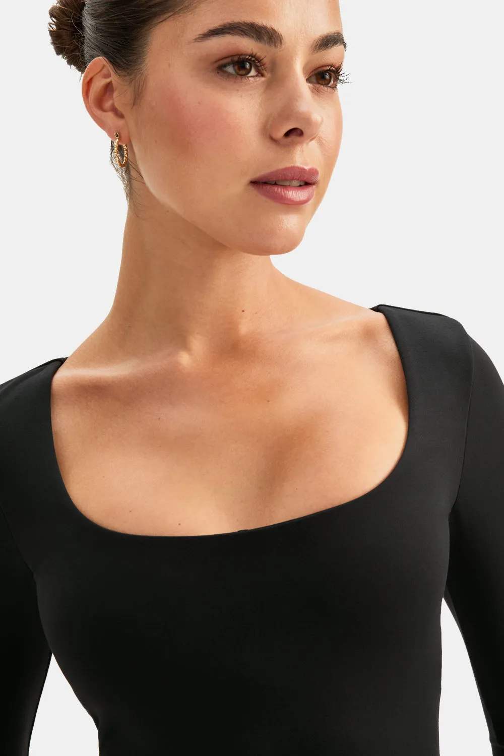 DayFlex Scoop Neck Top - Shadow Black sold by TALA product image thumbnail 4