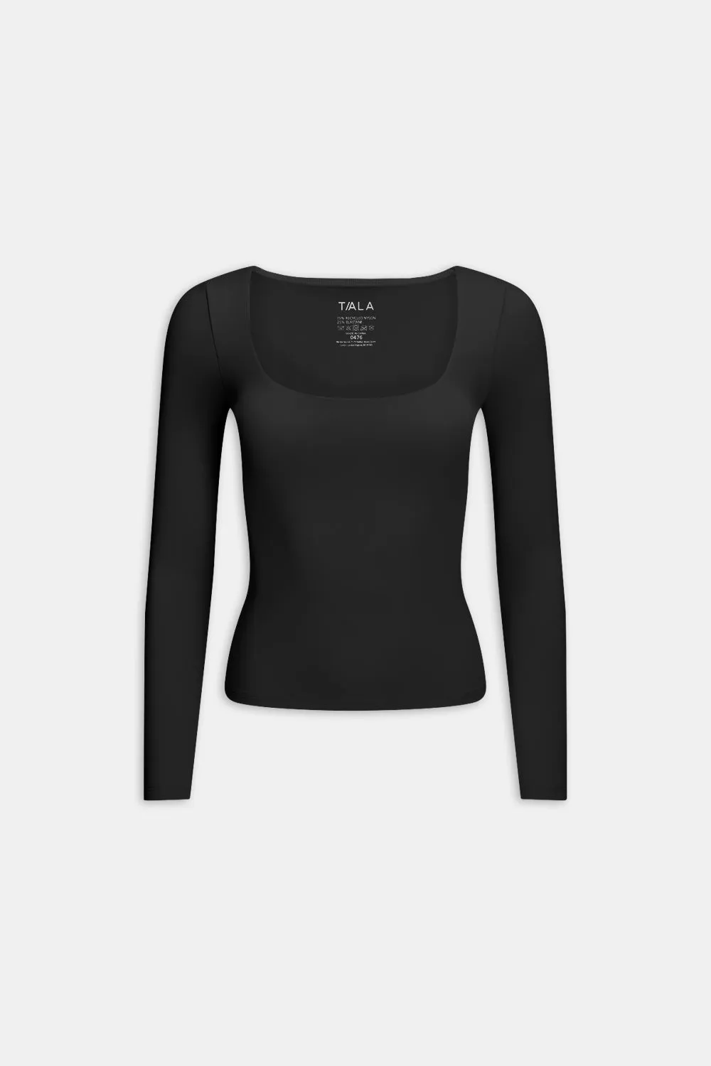 DayFlex Scoop Neck Top - Shadow Black sold by TALA product image thumbnail 2