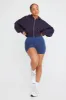CROPPED ZIP THROUGH HOODIE - NAVY sold by TALA