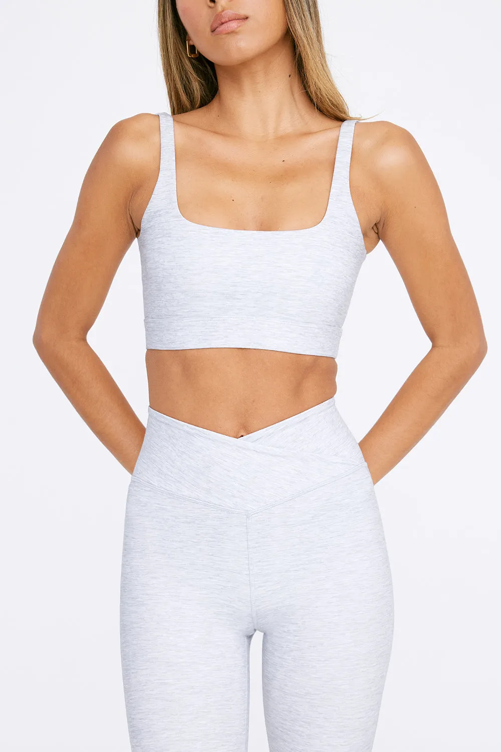DayFlex Square Neck Sports Bra - Grey Marl sold by TALA product image thumbnail 4
