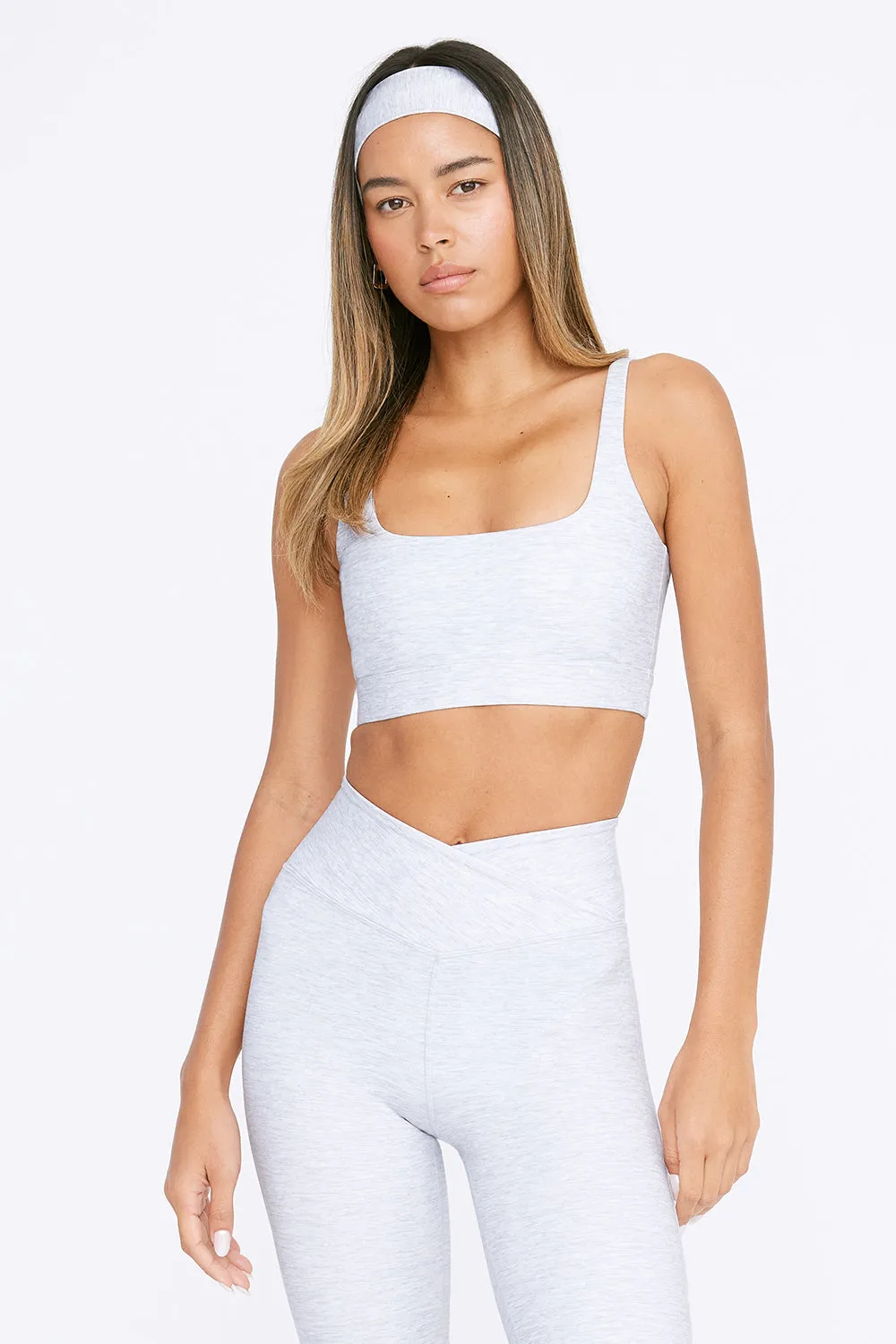 DayFlex Square Neck Sports Bra - Grey Marl sold by TALA