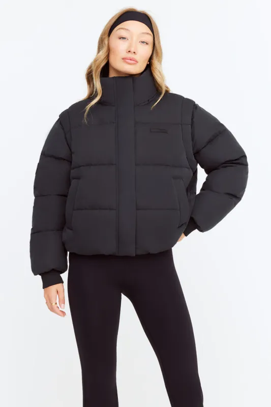 Storm Puffer Jacket - True Black made by TALA