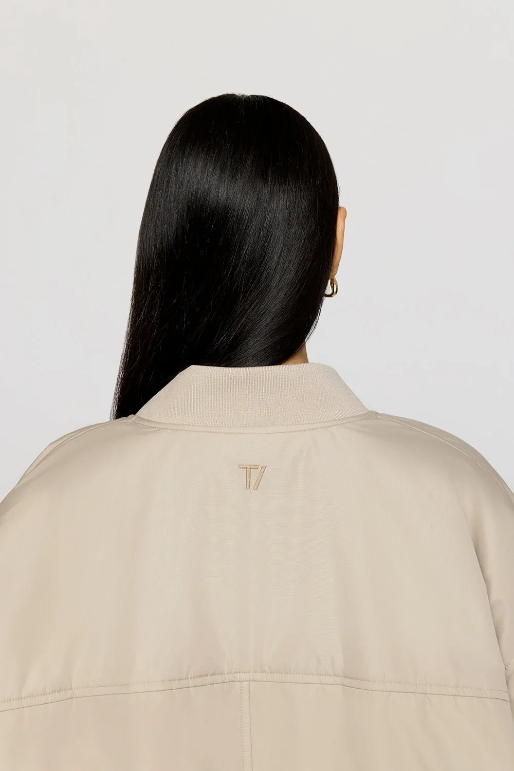 Reversible Girlfriend Bomber Jacket - Pebble And Truffle sold by TALA product image thumbnail 4