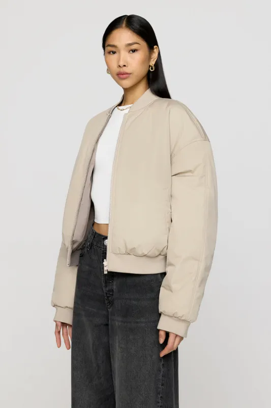 Reversible Girlfriend Bomber Jacket - Pebble And Truffle sold by TALA