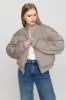 Reversible Girlfriend Bomber Jacket - Pebble And Truffle sold by TALA