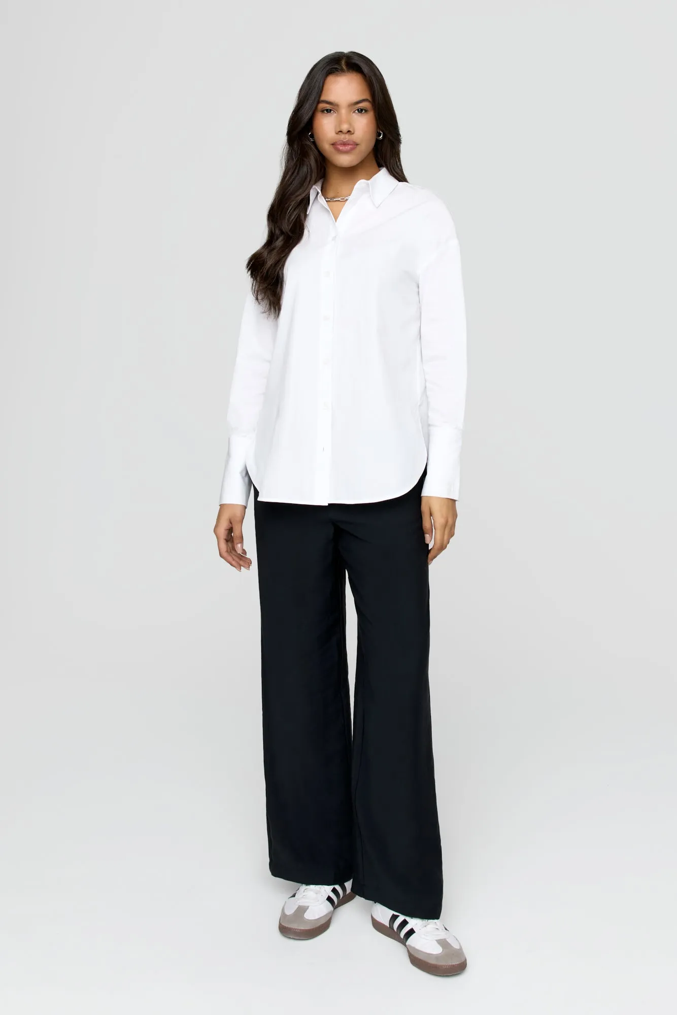 The Essential Soft Tailoring Wide Leg Trouser - Black sold by TALA