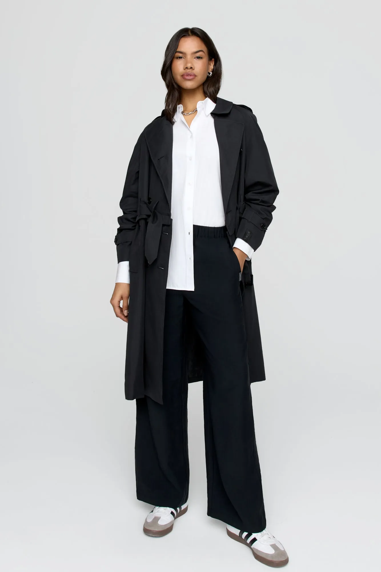 The Essential Soft Tailoring Wide Leg Trouser - Black sold by TALA product image thumbnail 4