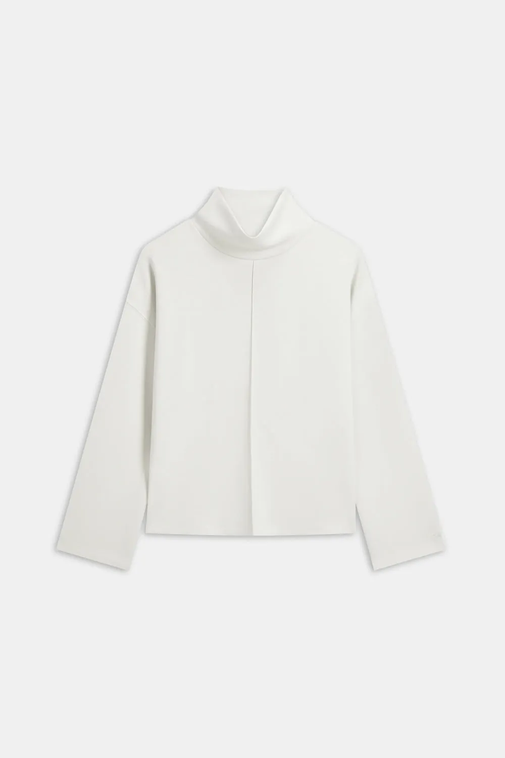 SoftSmart Funnel Neck Sweatshirt - Ecru sold by TALA product image thumbnail 2