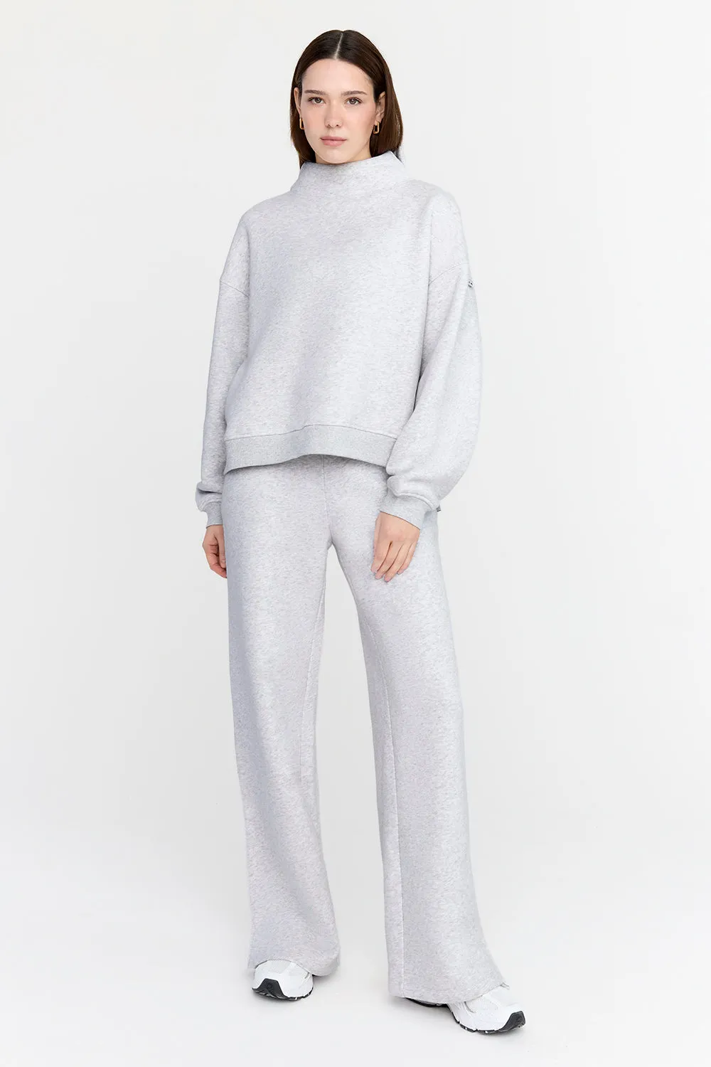 Everyday Wide Leg Jogger - Grey Marl sold by TALA product image thumbnail 3