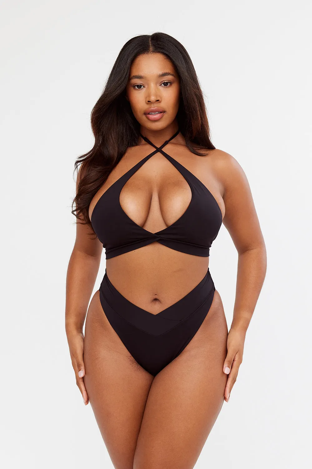 Maui Wrap Detail Bikini Brief - Black sold by TALA product image thumbnail 3