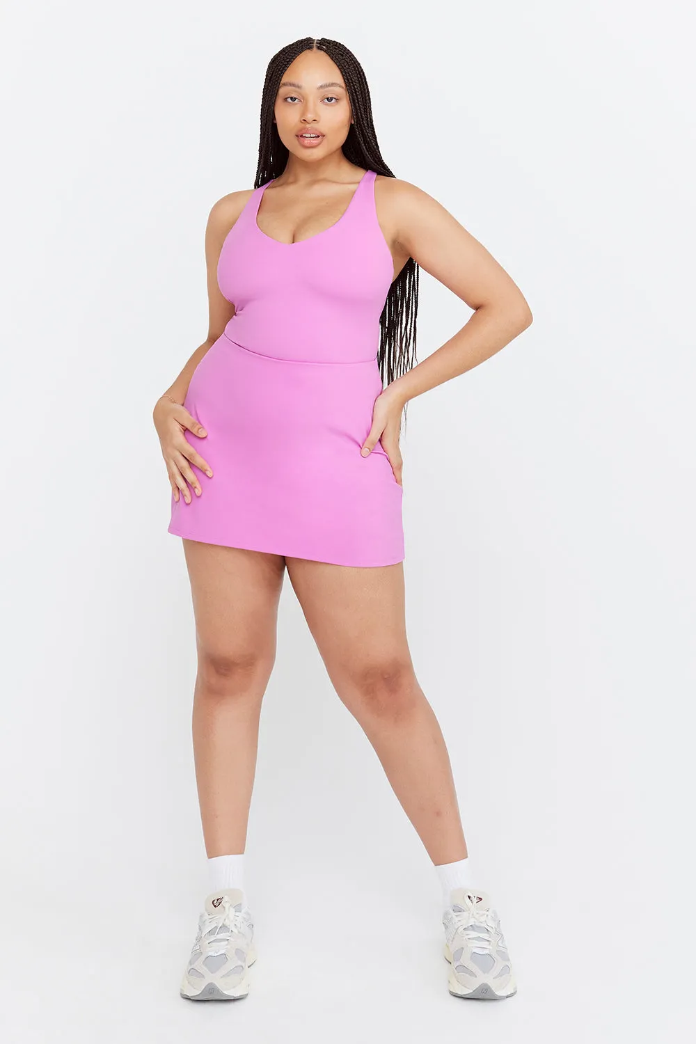 SKINLUXE BUILT-IN SUPPORT STRAPPY BACK CAMI TOP - BUBBLEGUM sold by TALA product image thumbnail 5