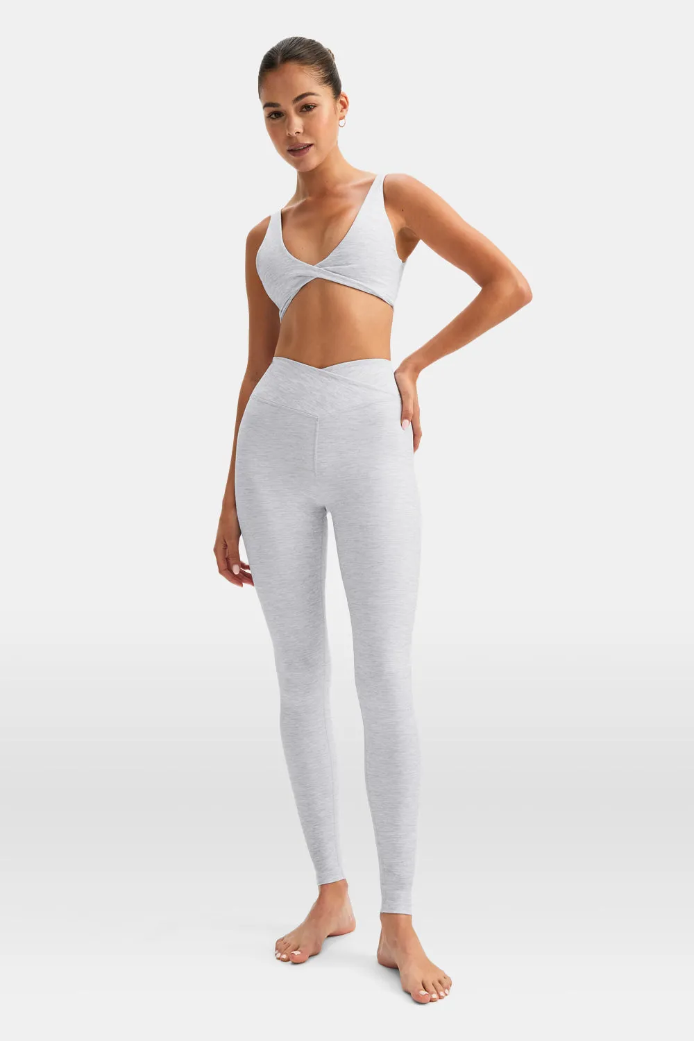 DayFlex Twist Front Sports Bra - Grey Marl sold by TALA product image thumbnail 5