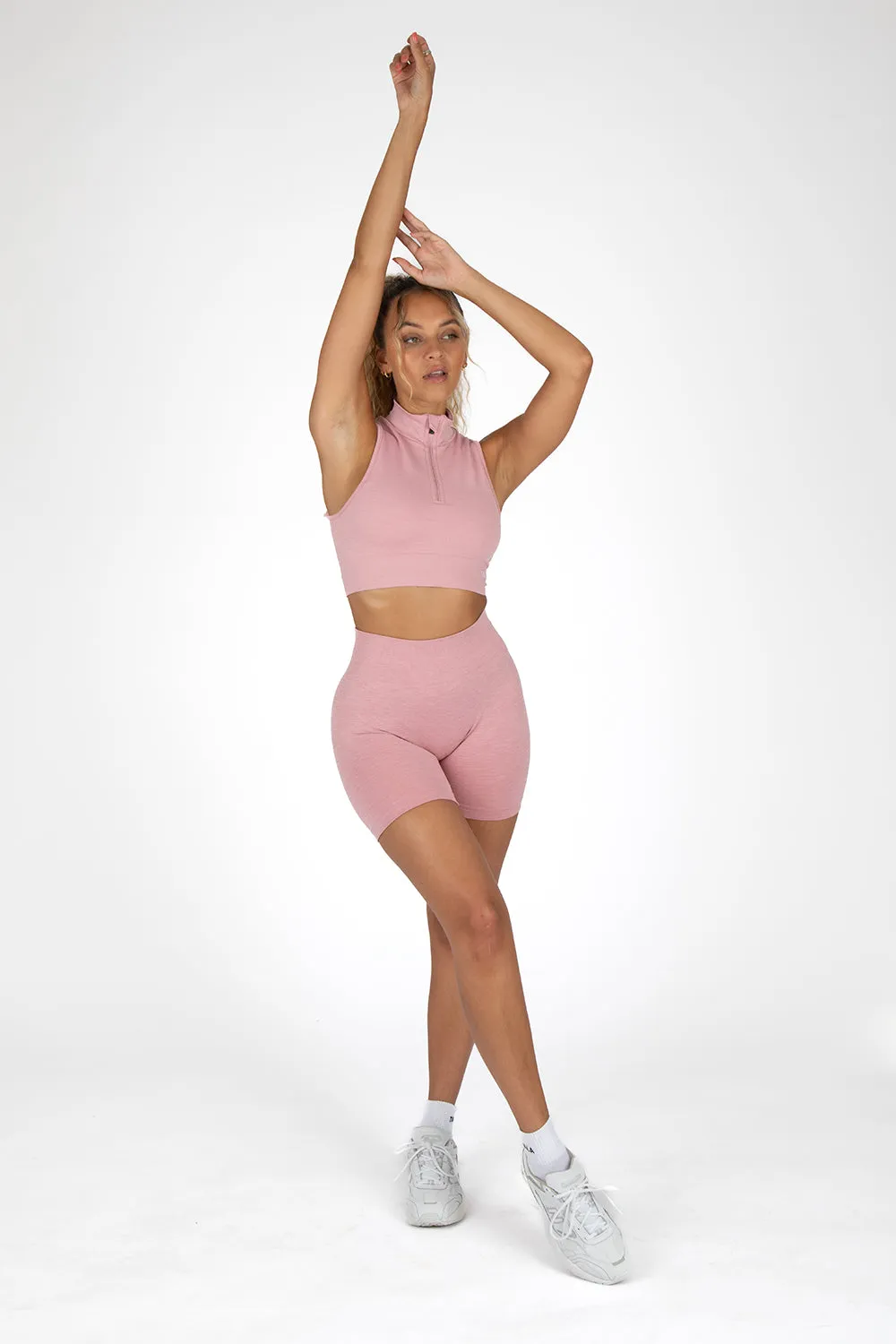 SCULPT SEAMLESS ZAHARA SPORTS BRA - BLUSH PINK MARL sold by TALA product image thumbnail 4