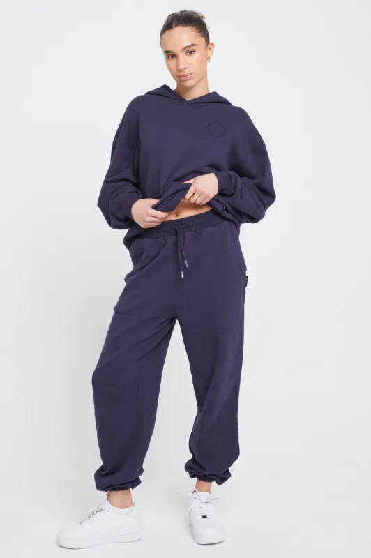 CLUB CUFFED JOGGER - NAVY sold by TALA