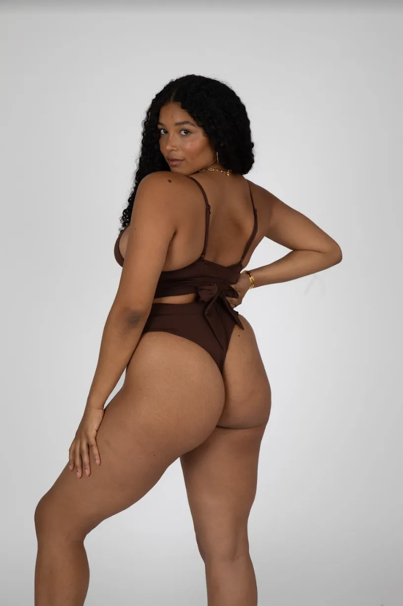 SEYCHELLES CHEEKY BIKINI BOTTOM - COCOA BROWN sold by TALA product image thumbnail 3