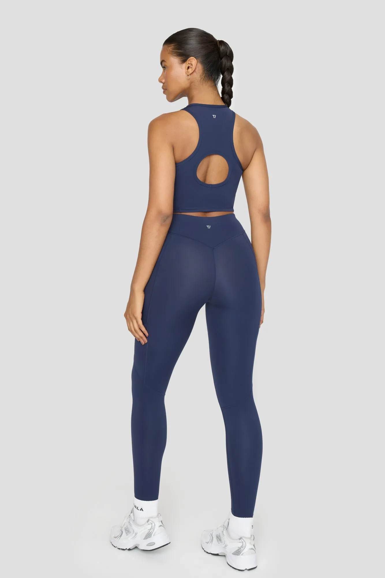 FormTech High Waisted Adjuster Running Legging - Navy sold by TALA product image thumbnail 3