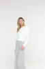 365 SCULPTING LOUNGE LONG SLEEVE TOP - COCONUT MILK sold by TALA
