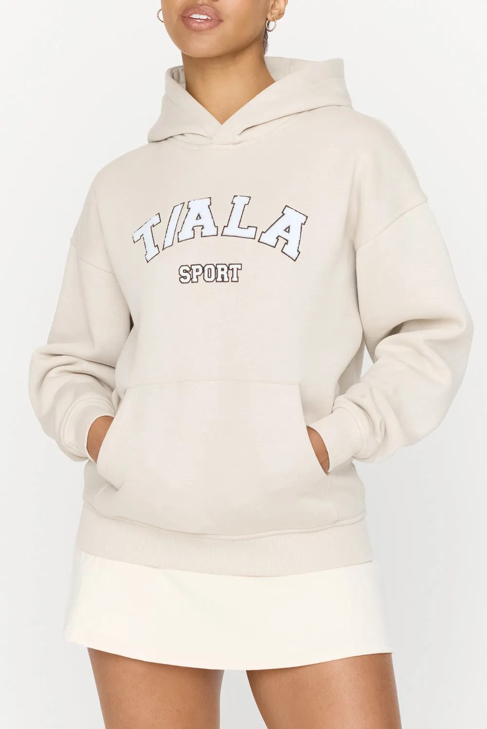 Oversized Club Hoodie - Chai sold by TALA product image thumbnail 5