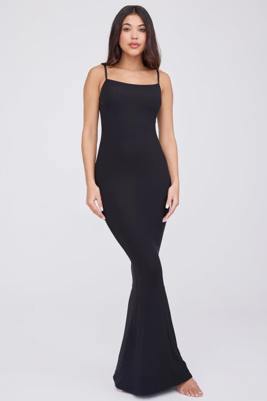 365 Sculpting Lounge Cami Maxi Dress - Shadow Black sold by TALA