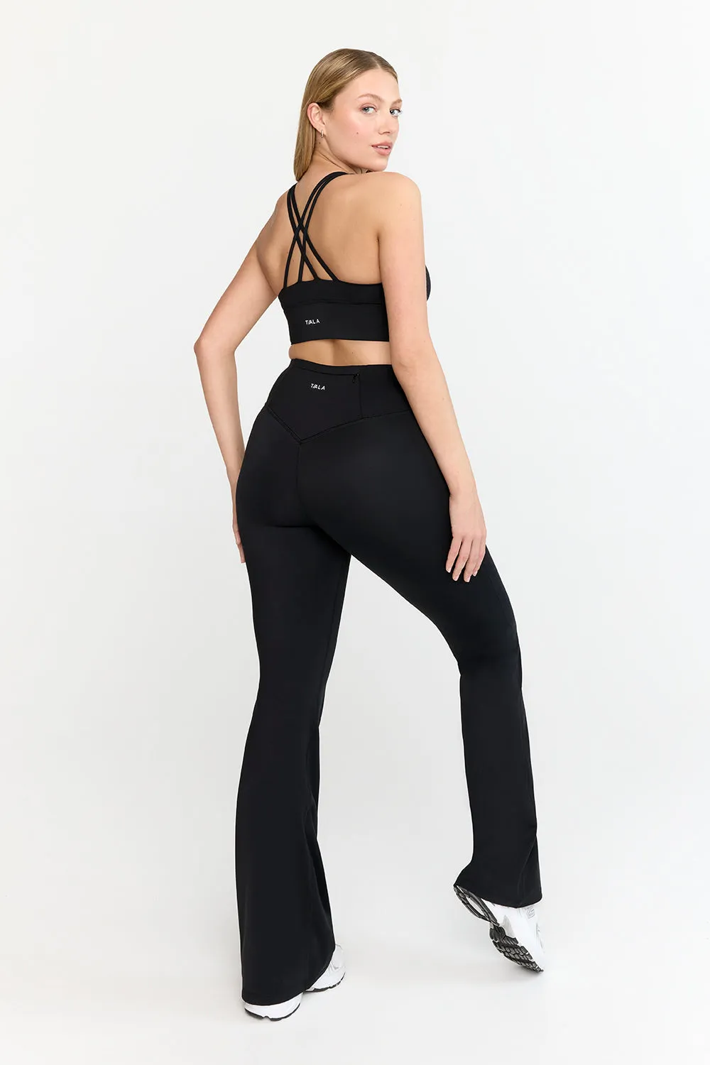 SkinLuxe High Waisted Flared Legging - Shadow Black sold by TALA product image thumbnail 2