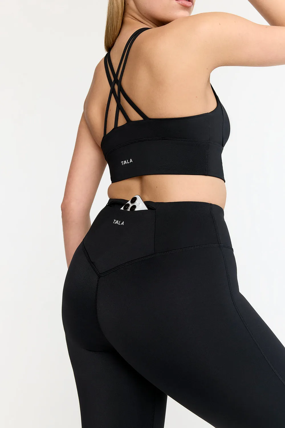 SkinLuxe High Waisted Flared Legging - Shadow Black sold by TALA product image thumbnail 4