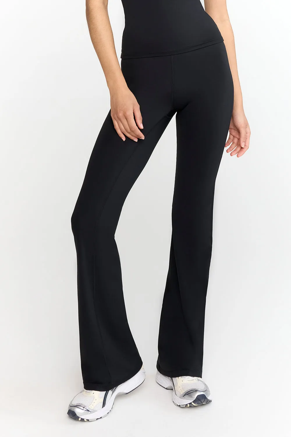 SkinLuxe High Waisted Flared Legging - Shadow Black sold by TALA product image thumbnail 3