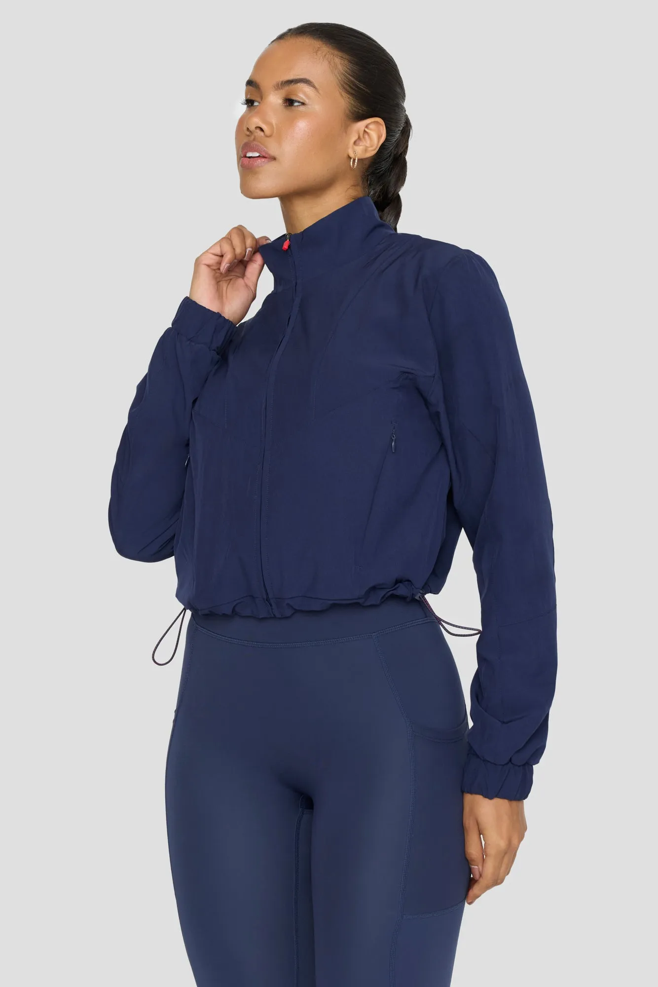 Reversible Woven Track Jacket - Navy And Chilli Red sold by TALA product image thumbnail 2