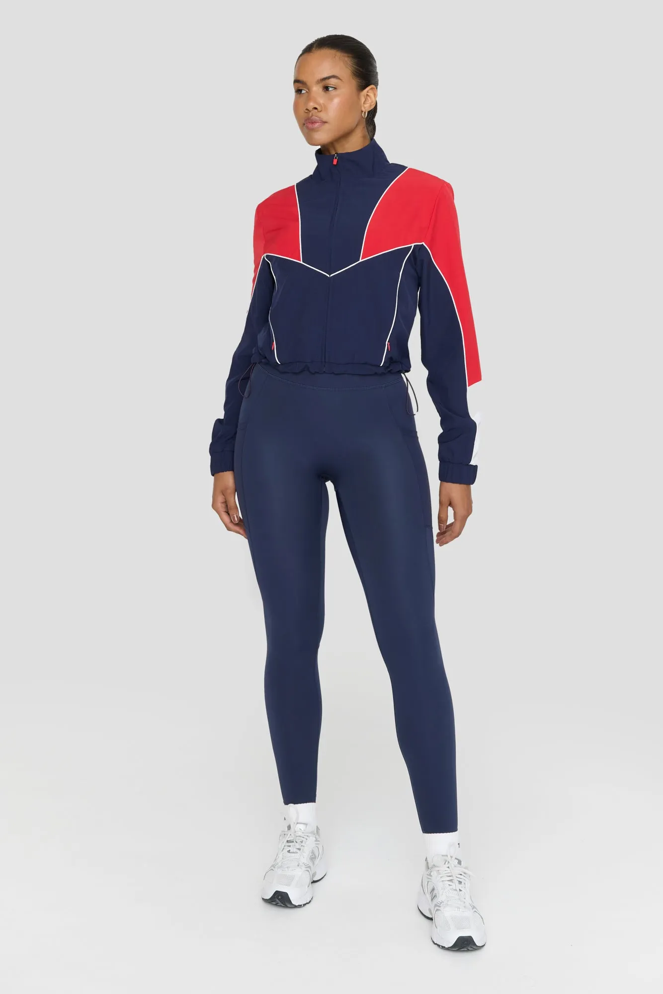 Reversible Woven Track Jacket - Navy And Chilli Red sold by TALA product image thumbnail 5