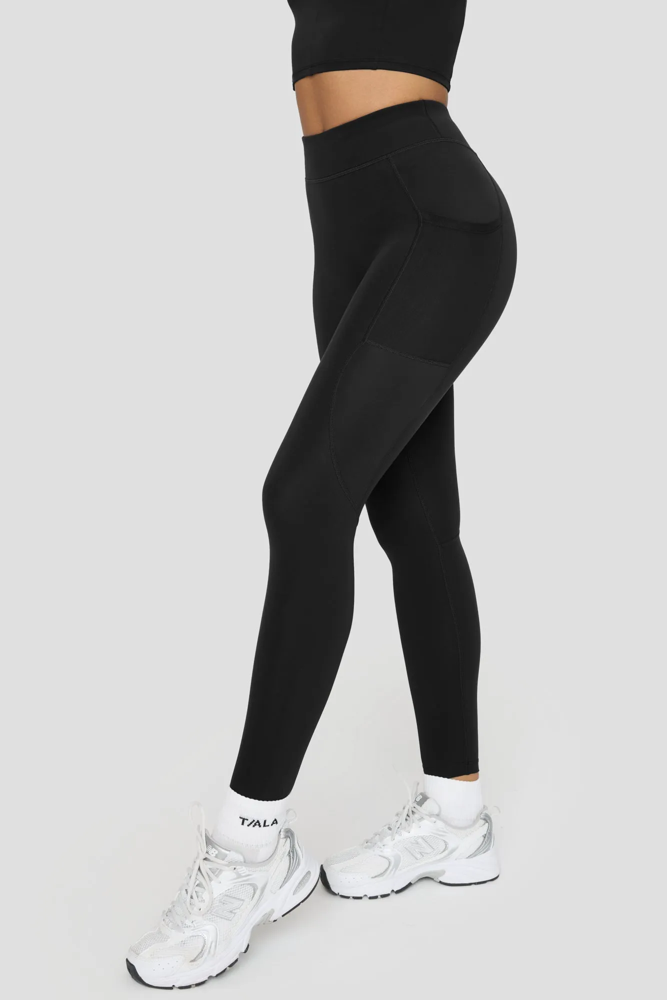 FormTech High Waisted Adjuster Running Legging - Black sold by TALA product image thumbnail 5