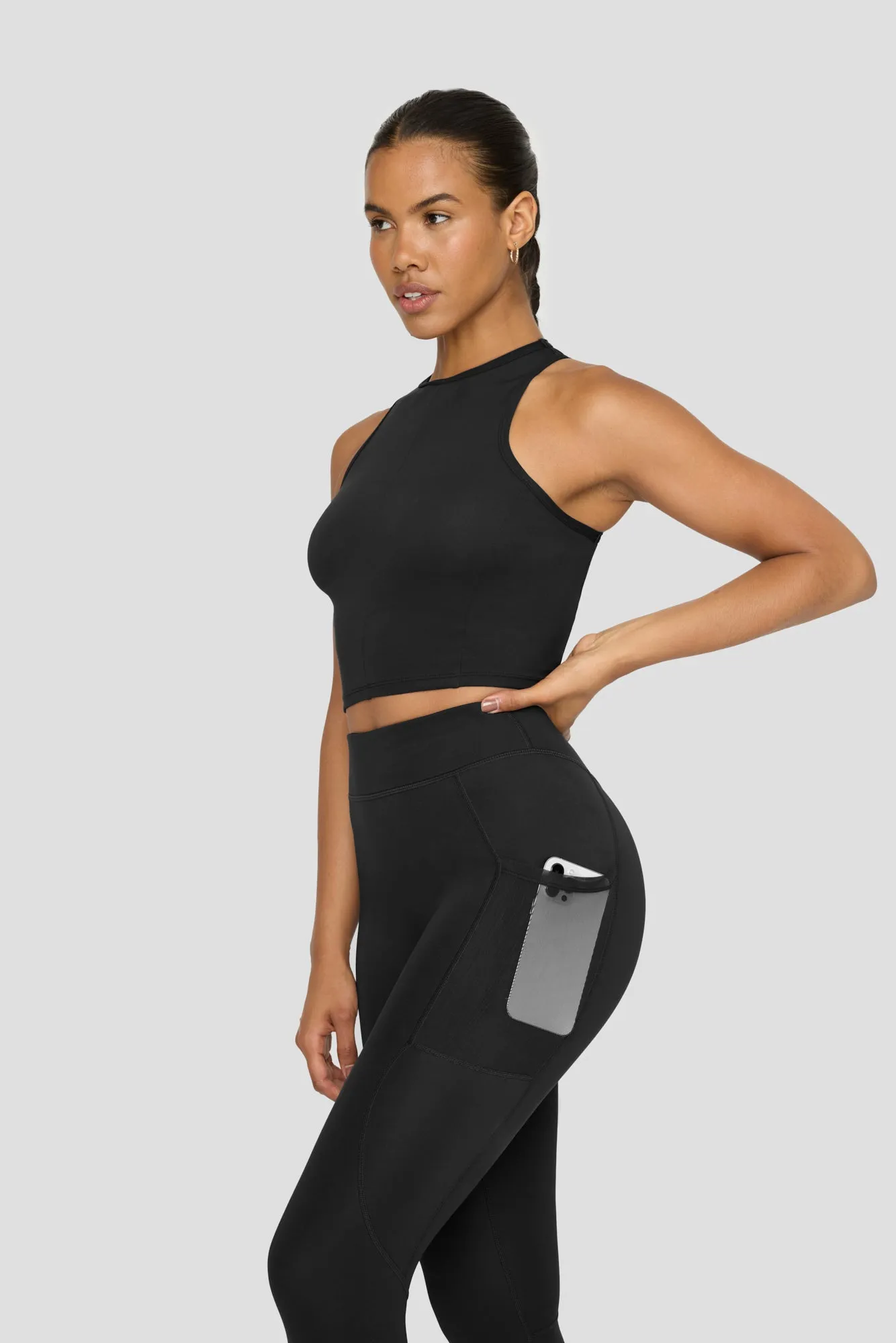 FormTech High Waisted Adjuster Running Legging - Black sold by TALA product image thumbnail 2