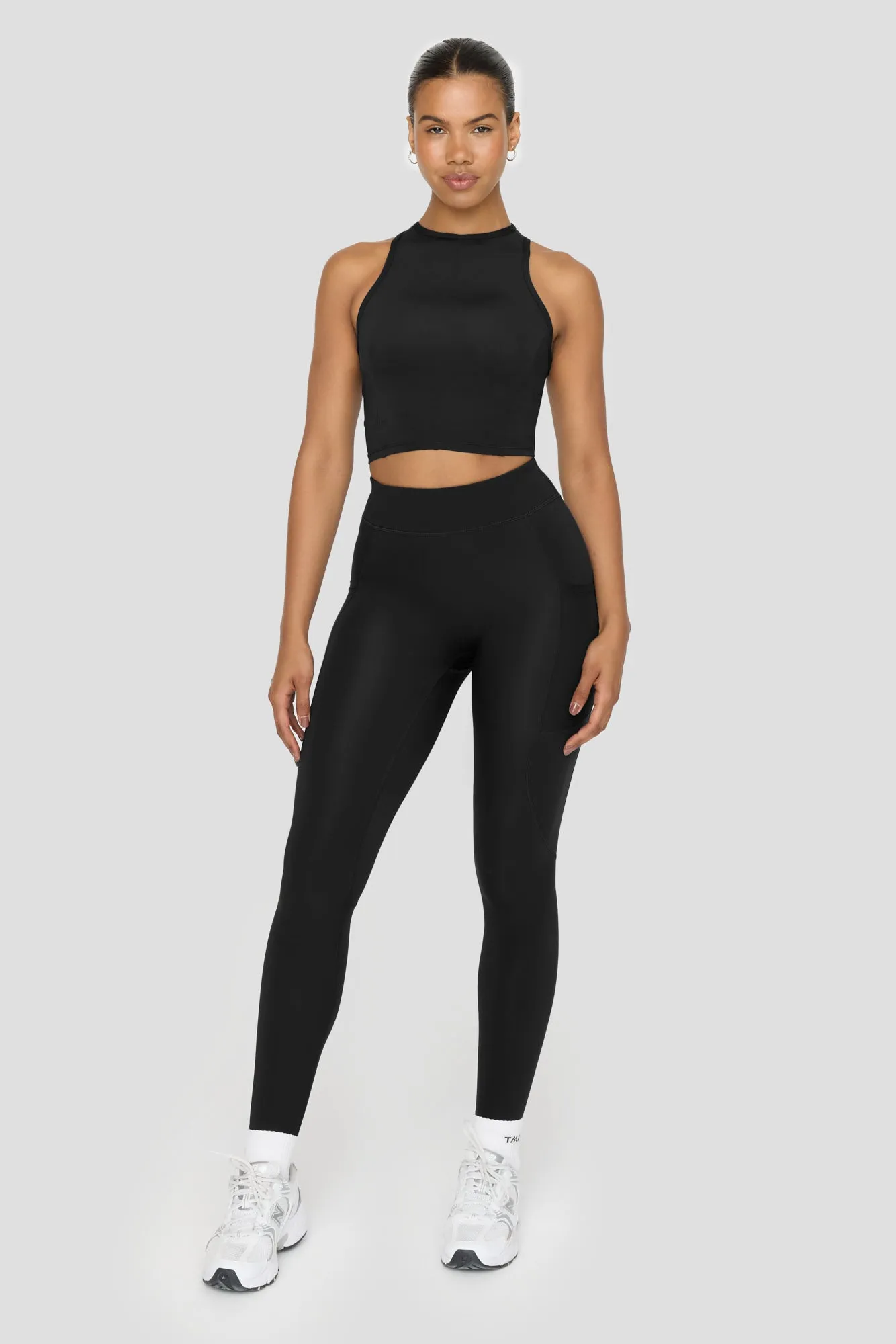 FormTech High Waisted Adjuster Running Legging - Black sold by TALA