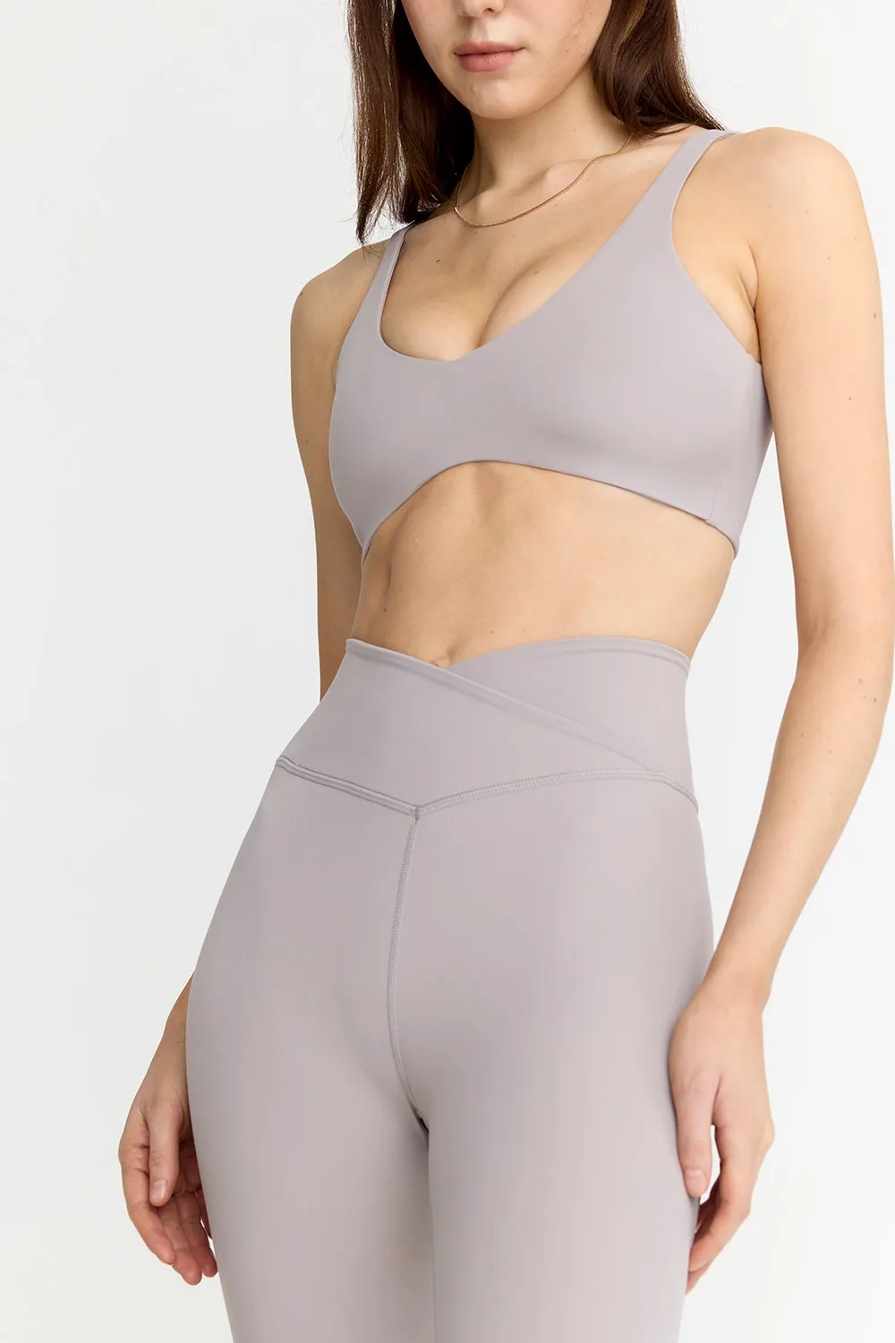 DayFlex Wrap High Waisted Legging - Taupe sold by TALA product image thumbnail 5