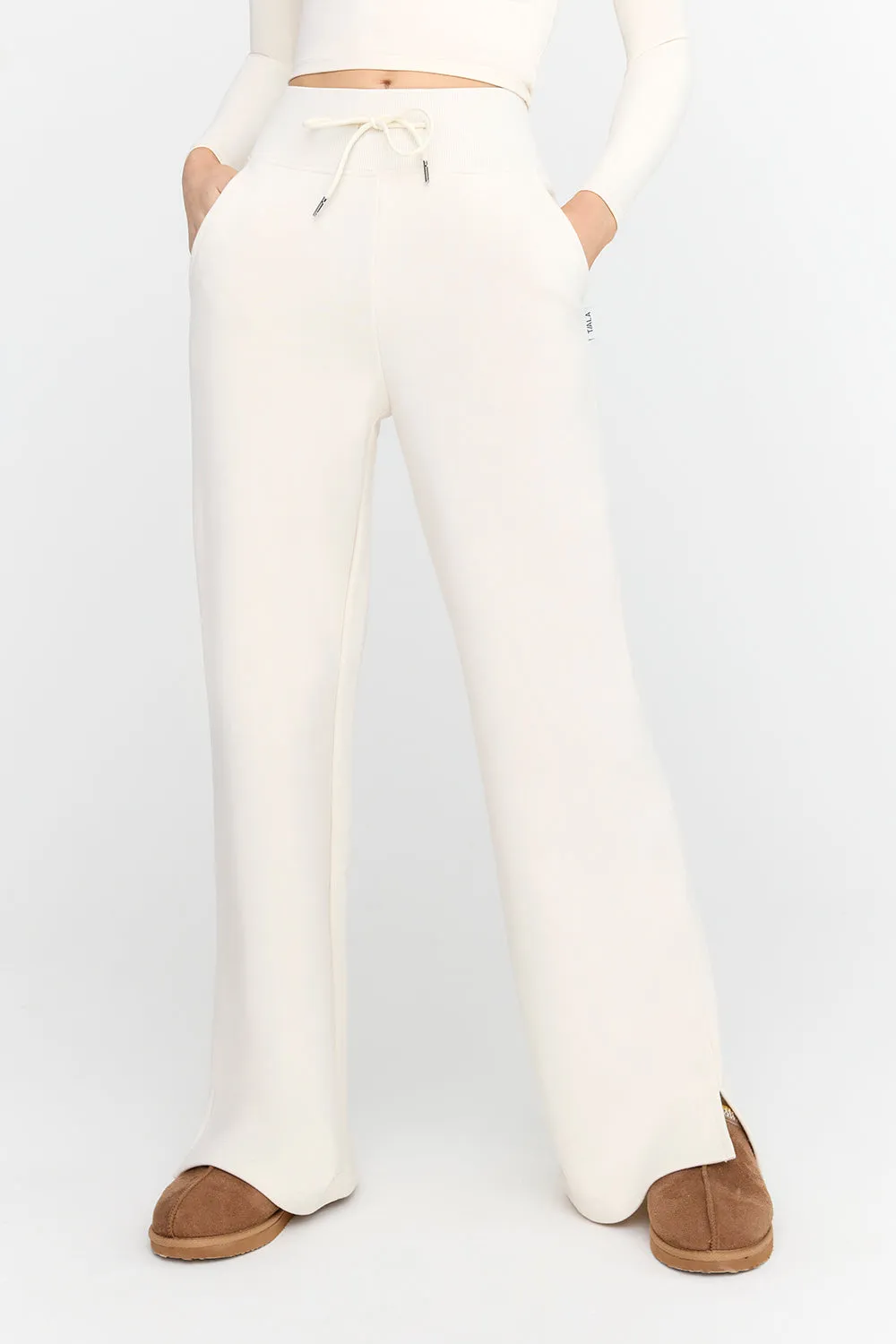 EVERYDAY WIDE LEG JOGGER - MILK sold by TALA product image thumbnail 2