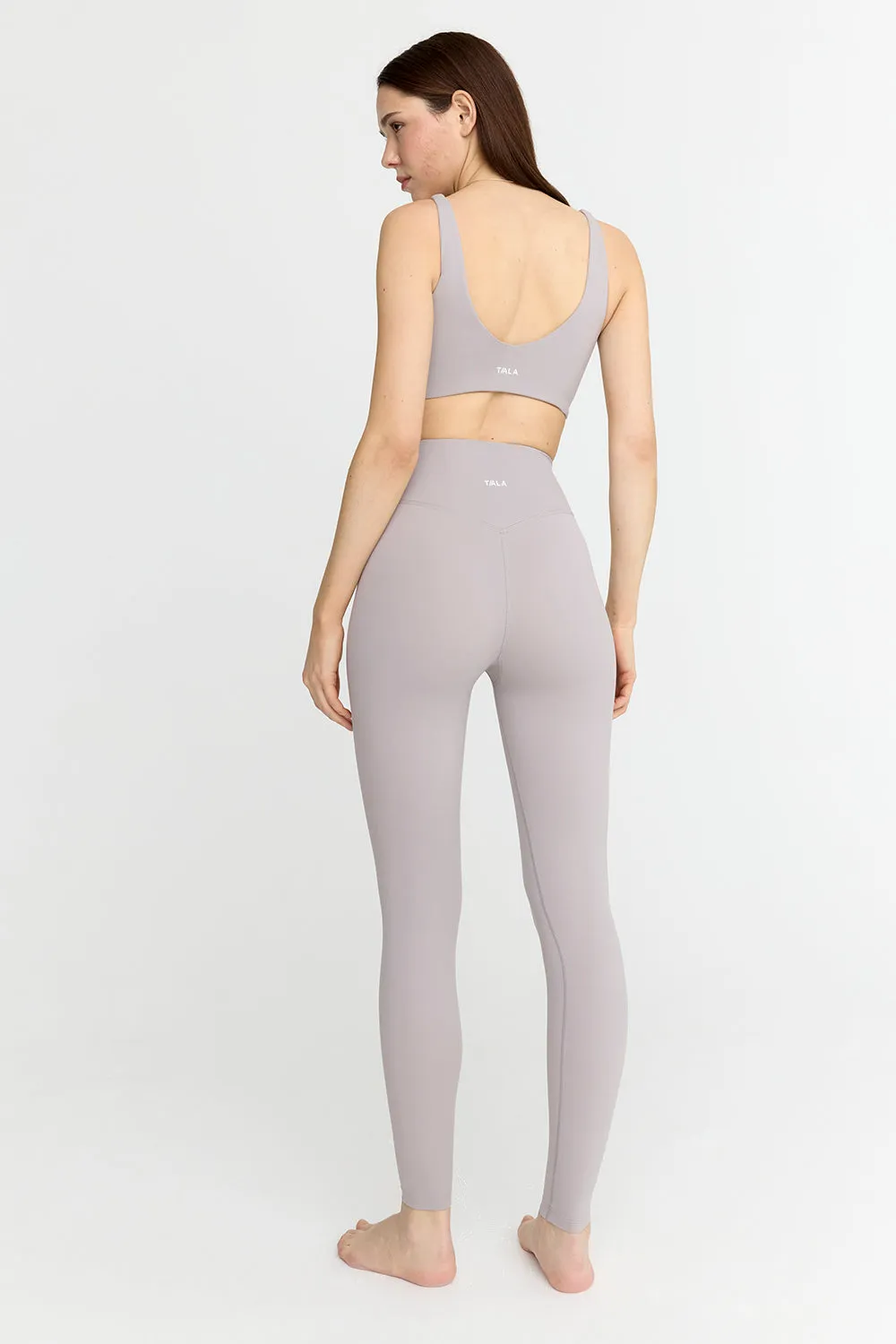 DayFlex Wrap High Waisted Legging - Taupe sold by TALA product image thumbnail 2