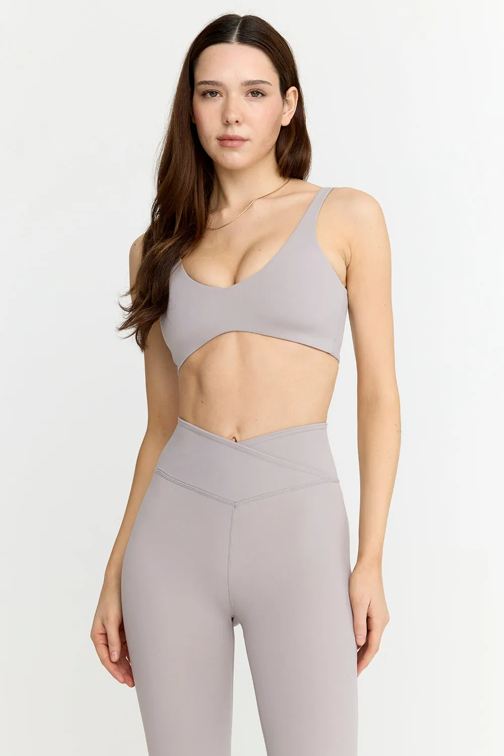 DayFlex Wrap High Waisted Legging - Taupe sold by TALA product image thumbnail 3