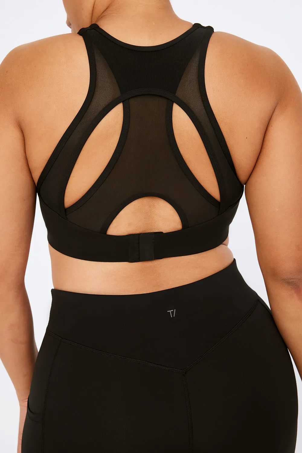 FormTech High Neck Running Sports Bra - Black sold by TALA product image thumbnail 4