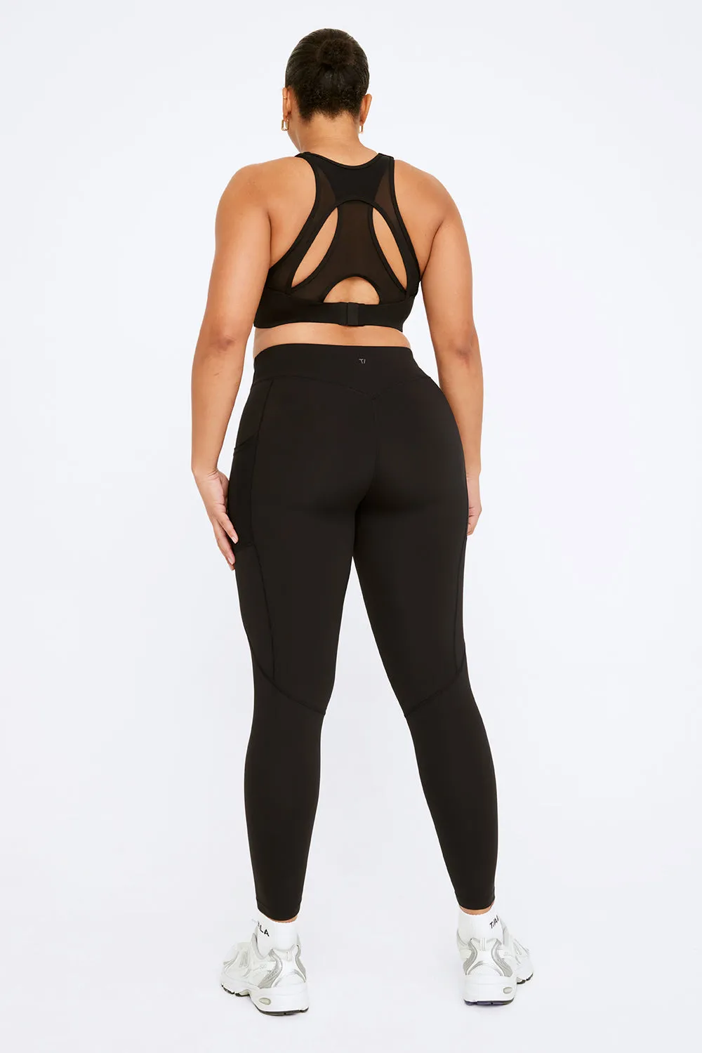 FormTech High Neck Running Sports Bra - Black sold by TALA product image thumbnail 5