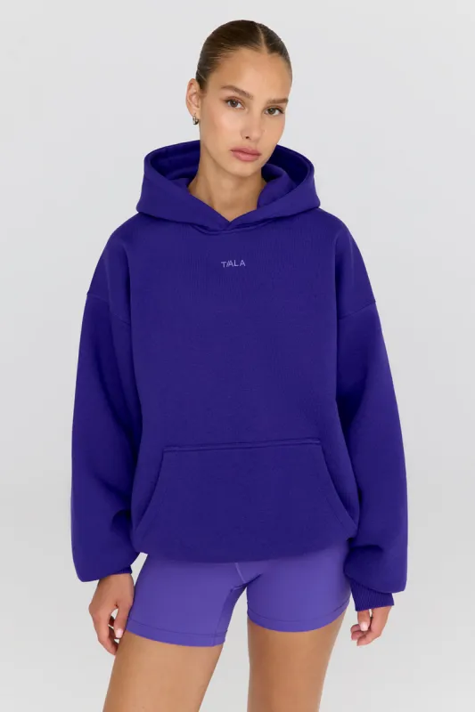 LOVE MORE OVERSIZED HOODIE - GRAPE sold by TALA
