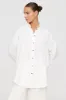 The Essential Linen Shirt - Coconut Milk sold by TALA