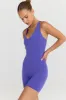 SkinLuxe Built-In Support Strappy Back Unitard - Grape sold by TALA