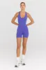 SkinLuxe Built-In Support Strappy Back Unitard - Grape sold by TALA