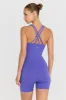 SkinLuxe Built-In Support Strappy Back Unitard - Grape sold by TALA