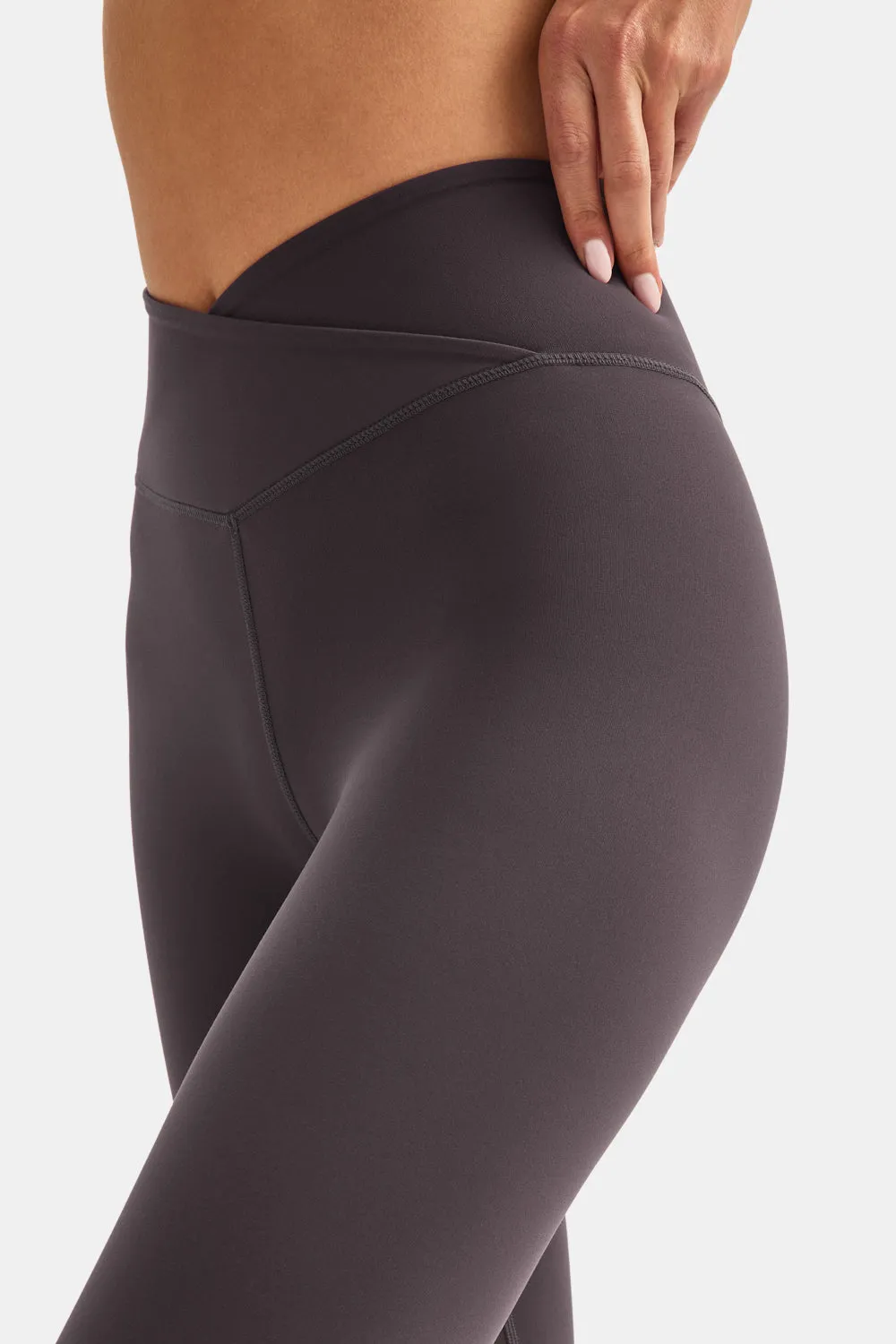 DayFlex Wrap High Waisted Legging - Cool Espresso sold by TALA product image thumbnail 4