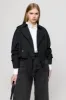 Multiway Belted Trench Coat - Black sold by TALA