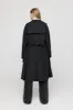 Multiway Belted Trench Coat - Black sold by TALA