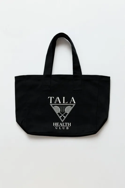 TALA Health Club Tote Bag - Black sold by TALA