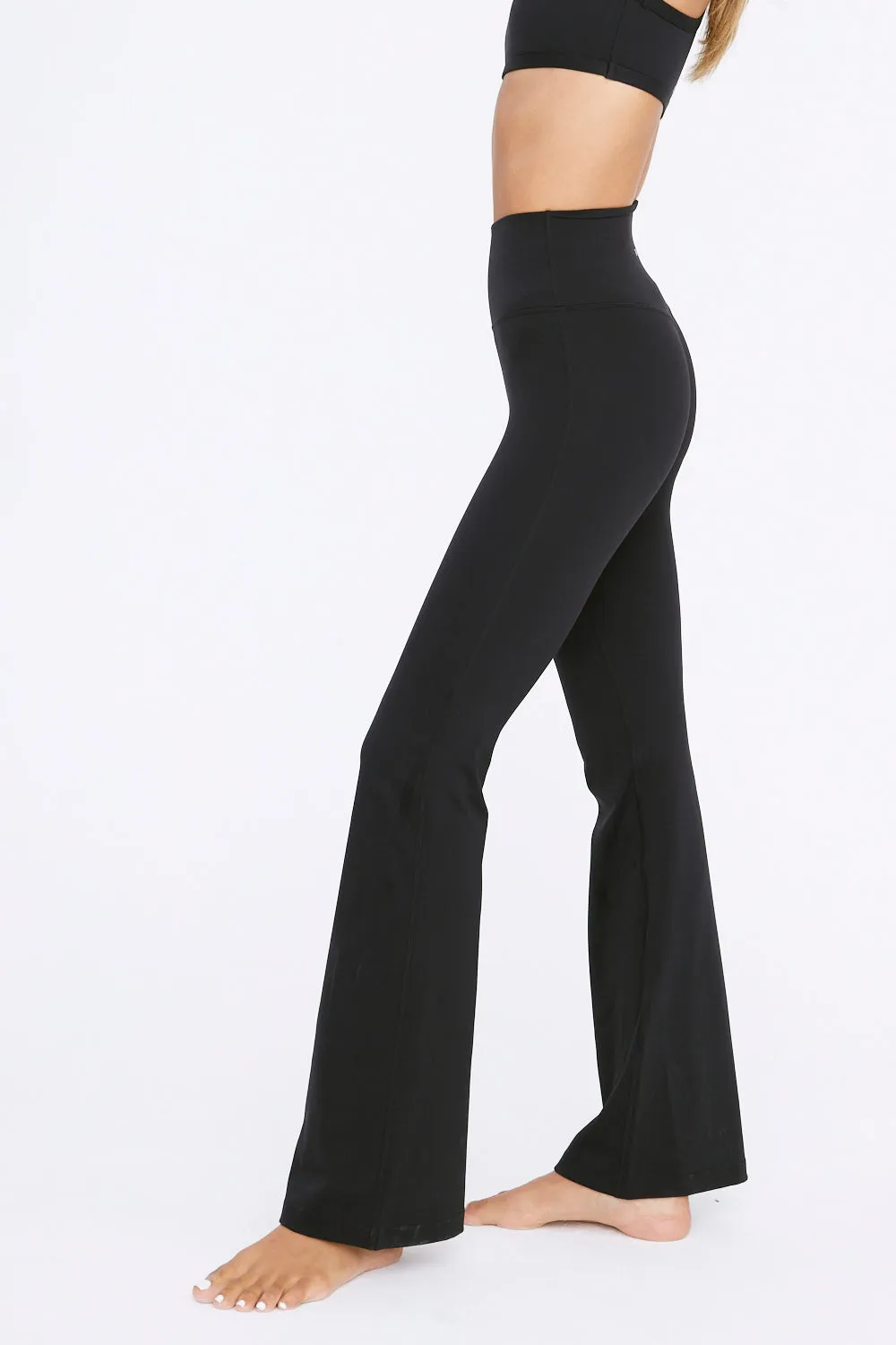 DayFlex High Waisted Flared Yoga Pant No Front Seam - Shadow Black sold by TALA product image thumbnail 4